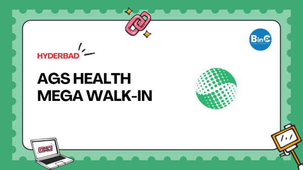AGS Health mega walk-in hiring in Hyderabad - BinC Careers
