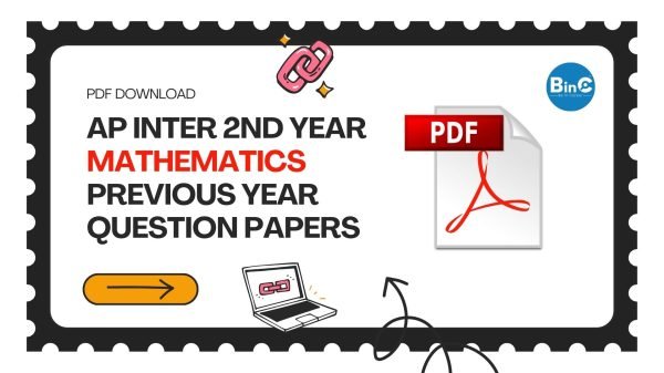 Download AP Inter 2nd Year Mathematics previous year question papers (2006–2025) in PDF, JPG & Word format. Free AP Intermediate Maths .