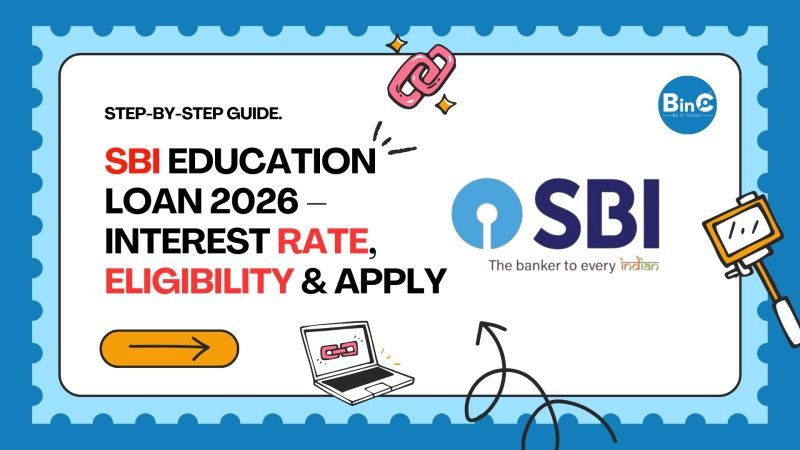 SBI Education Loan 2026 – interest rates from 8.15%, no collateral up to ₹7.5L, loan up to ₹1.5 crore for abroad. Step-by-step guide.