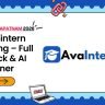 Avaintern hiring Full Stack & AI Trainer in Visakhapatnam. Passionate trainers in Full Stack Development and Artificial Intelligence required