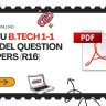 JNTU B.Tech 1-1 Model Question Papers (R16)