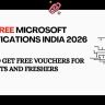Best Free Microsoft Certifications India 2026 — Azure AZ-900 Power BI SC-900 AI-900 How to Get Free Vouchers for Students and Freshers