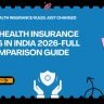 best health insurance plans india 2026 hdfc ergo optima secure niva bupa reassure star health family optima care supreme bajaj allianz manipalcigna tata aig family individual senior citizens 80d tax benefit comparison