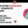 Complete career roadmap after Inter BiPC 2026 for AP Telangana students showing MBBS NEET BSc Pharmacy Nursing Agriculture Paramedical options with salary data
