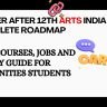 Career after 12th Arts India 2026 — best courses jobs and salary guide for humanities students law psychology journalism design UPSC