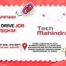 Tech Mahindra walk-in drive in Visakhapatnam, 31 Aug–9 Sep 2026, for Associate Customer Support (voice/chat).
