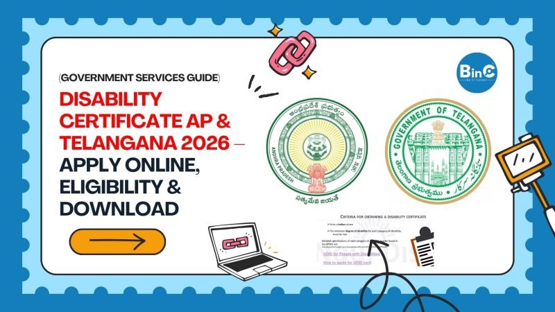 Disability Certificate AP & Telangana 2026 – Apply Online
