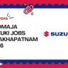 Padmaja Suzuki Visakhapatnam hiring 14 Male candidates – Sales Executive (12 posts), Cashier (1), Team Leader (1). PF + ESIC + Insurance.