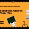 non coding it jobs for freshers 2026 india salary 6 to 18 lpa no programming needed data analyst business analyst ui ux designer qa tester technical writer salesforce admin top companies
