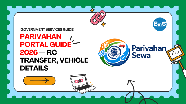Parivahan Portal Guide 2026 — RC Transfer, Vehicle Details