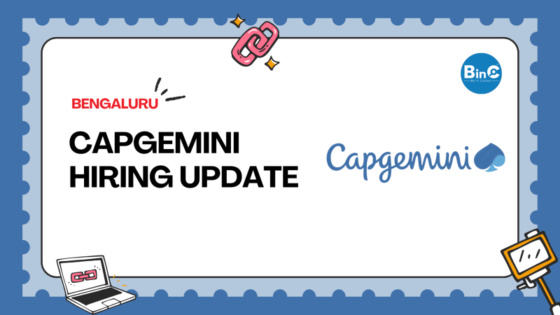 Capgemini hiring Gen AI Generative AI role in Kolkata and Bengaluru apply online