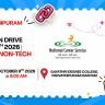 Parvathipuram job fair October 2026 at Gayathri Degree College on 8 Oct. 10 companies, 1060 vacancies — Tata, Kia, Flipkart & more.