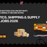 logistics shipping supply chain jobs india 2026 salary 3 to 45 lpa freshers students career guide top 10 jobs delhivery amazon maersk blue dart warehouse freight forwarder customs port operations