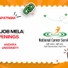 Government of Andhra Pradesh mega job mela at Andhra University Visakhapatnam on 12 August 2026 with 780 openings
