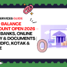 Zero Balance Account Open 2026 – Online Apply & Documents