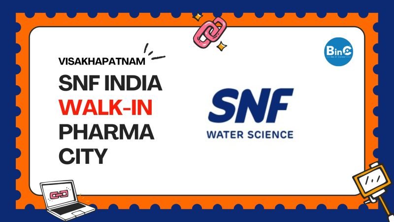 SNF India Walk-In Drive Visakhapatnam, Parwada, 31 vacancies: Production Manager, Shift Incharge, Production Operator, QC Chemist
