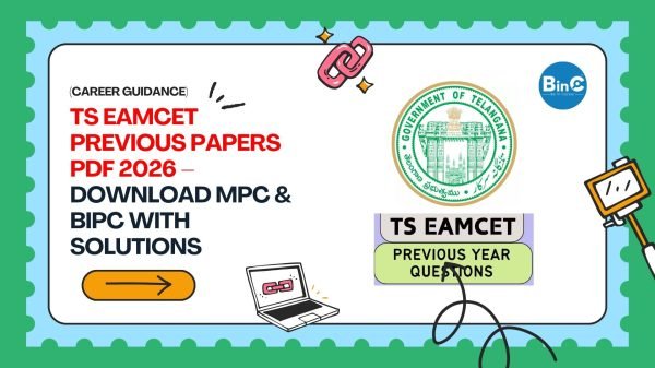 TS EAMCET Previous Papers PDF 2026 – with Solutions
