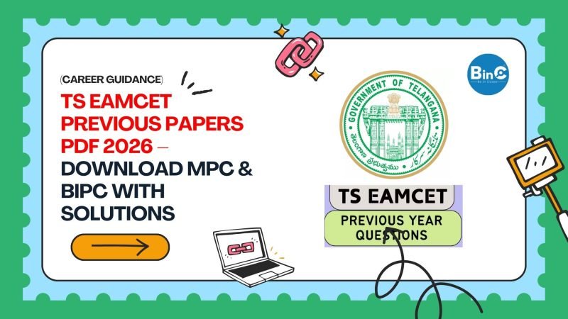 TS EAMCET Previous Papers PDF 2026 – with Solutions