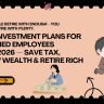 best investment plans salaried employees india 2026 epf ppf nps elss sip index funds fd nsc sukanya samriddhi sovereign gold bonds health insurance 80c tax saving retire rich