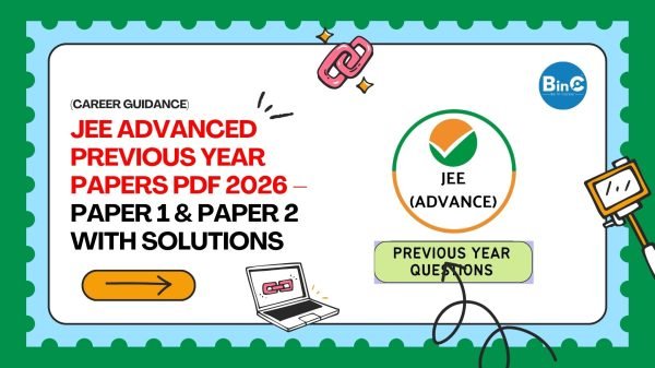 JEE Advanced Previous Year Papers PDF 2026 – with Solutions