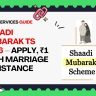 Shaadi Mubarak TS 2026 – Apply, ₹1 Lakh Marriage Assistance