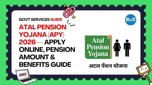 Atal Pension Yojana 2026 – Online Apply, Benefits
