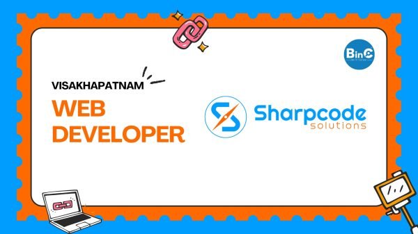 SharpKode Tech Solutions VIP Road Visakhapatnam hiring Web Developer. Skills: HTML/CSS/JS, React/Bootstrap, PHP/Node.js,