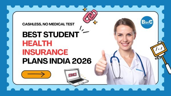Best student health insurance plans India 2026 – compare Star Student Care, Niva Bupa, HDFC ERGO from ₹2,450/yr. Cashless, no medical test.