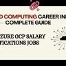 Cloud computing career India 2026 — AWS Azure GCP salary certifications jobs for freshers complete guide