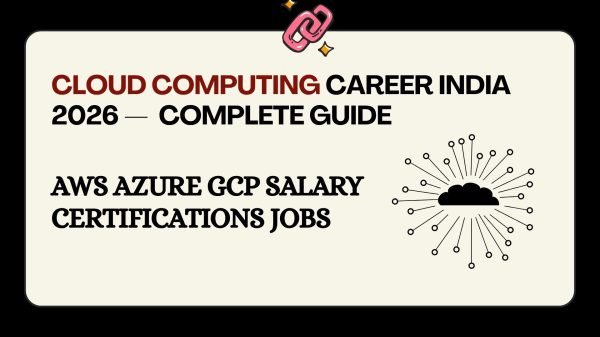 Cloud computing career India 2026 — AWS Azure GCP salary certifications jobs for freshers complete guide