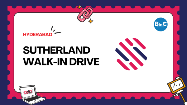 Sutherland walk-in drive in Hyderabad for International Voice Process for 1 to 3 years experience
