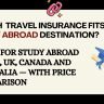 Student travel insurance India 2026 — Plans for study abroad USA UK Canada Australia Tata AIG HDFC ERGO Bajaj price comparison