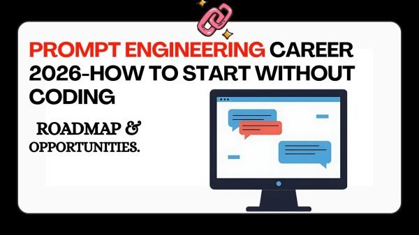 Prompt engineering career India 2026 — salary skills companies hiring how to start without coding degree