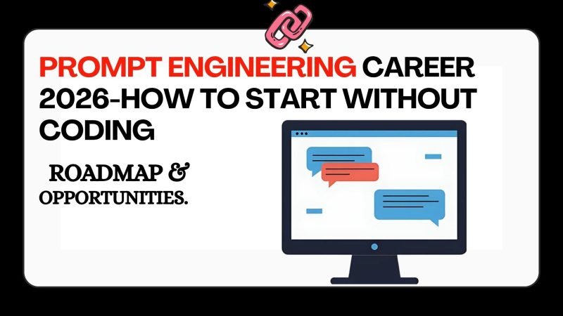 Prompt engineering career India 2026 — salary skills companies hiring how to start without coding degree