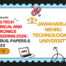 JNTU B.Tech EEE 2026: Syllabus, Papers R20/R22/R23
