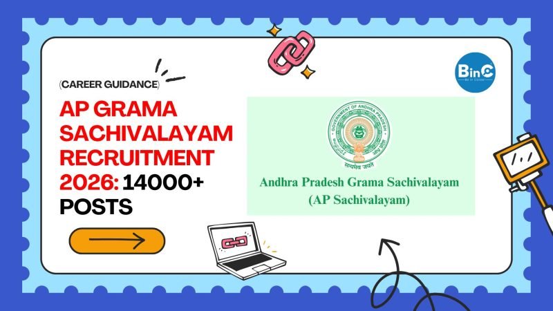 AP Grama Sachivalayam Recruitment 2026: 14000+ Posts