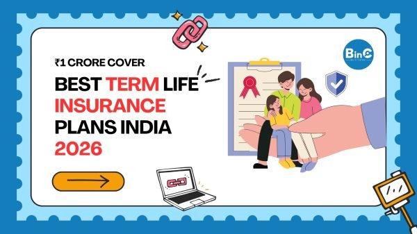 Best term life insurance plans India 2026 – HDFC Life ₹500/mo, Max Life 99.51% CSR, LIC Tech Term. ₹1 crore cover compared.