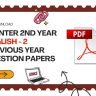 AP Inter 2nd Year English Paper-2 Previous Papers