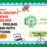 APPSC Group 1 Previous Papers PDF 2026 – Prelims & Mains with Solutions