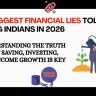 Young Indian man confused between savings, investments, loans, and financial advice