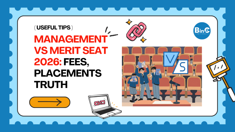 Management vs Merit Seat 2026: Fees, Placements Truth