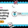 TekWissen India hiring US Staffing Recruiter in Visakhapatnam (100% onsite). US tax terms, visa status knowledge required.