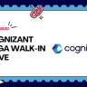 Cognizant mega walk-in drive in Hyderabad on 12 August 2026 for SPE RTR record to report finance roles