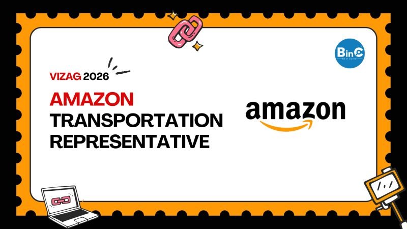 Amazon hiring Transportation Representative ATS Relay Ops – IND, AP Virtual. Any Graduate, Freshers OK. Job ID: 10422185. Apply at amazon.