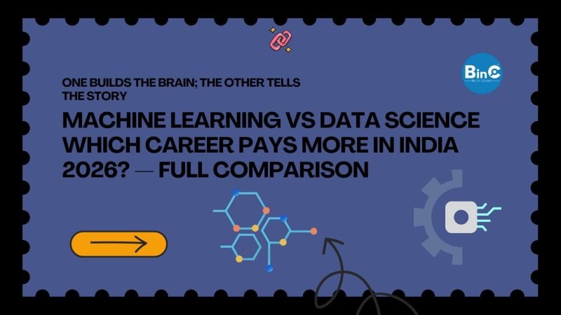 machine learning vs data science salary comparison india 2026 — career guide for freshers and students