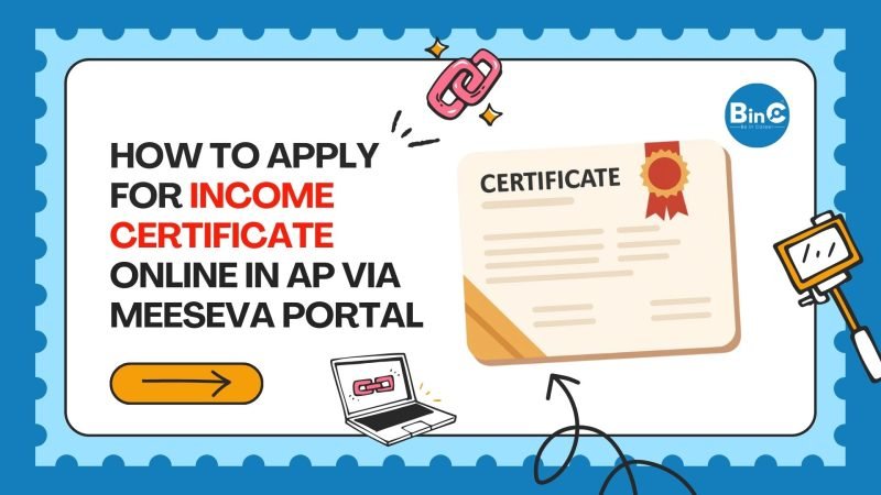 How to Apply Income Certificate Online in AP via MeeSeva Portal