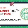 TS EAMCET Hall Ticket 2026 for Agriculture & Pharmacy released April 23. Engineering admit card April 27. Download at eapcet.tgche.ac.in.