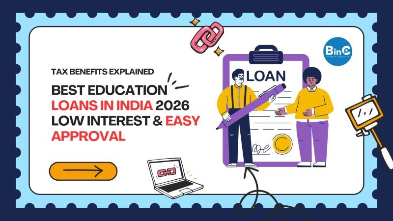 Compare the best education loans in India 2026. Top banks, lowest interest rates, collateral-free options, documents & tax benefits explained.