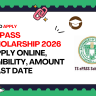 TS ePASS Scholarship 2026 – Apply Online, Eligibility, Amount