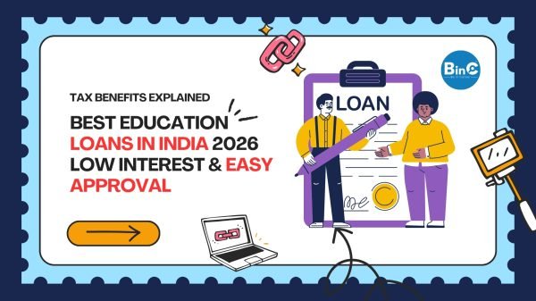 Compare the best education loans in India 2026. Top banks, lowest interest rates, collateral-free options, documents & tax benefits explained.